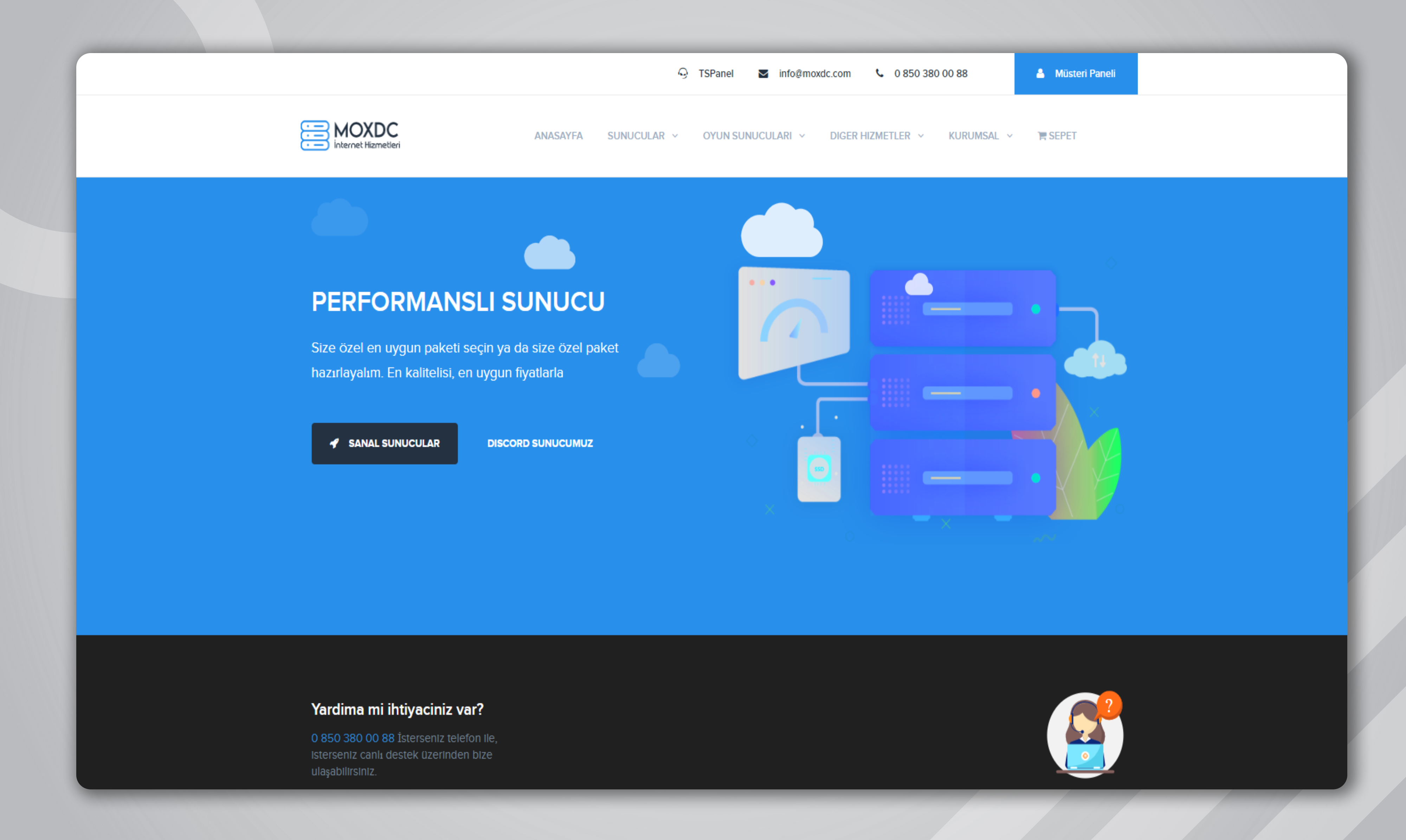 MoxDC 2 - Satiş WHMCS/HTML